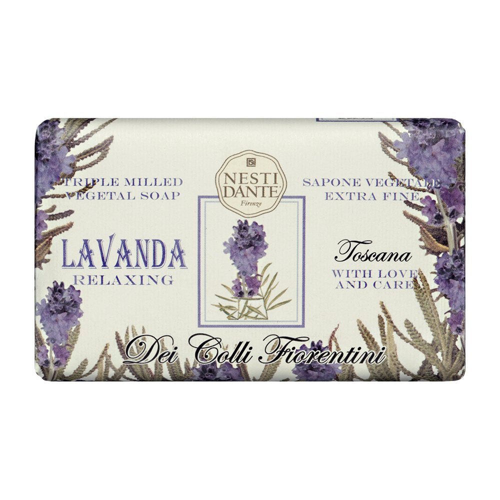 Nesti Dante Nesti dante dei colli fiorentini triple milled vegetal soap - tuscan lavender, 8.8oz, 8.8 Ounce