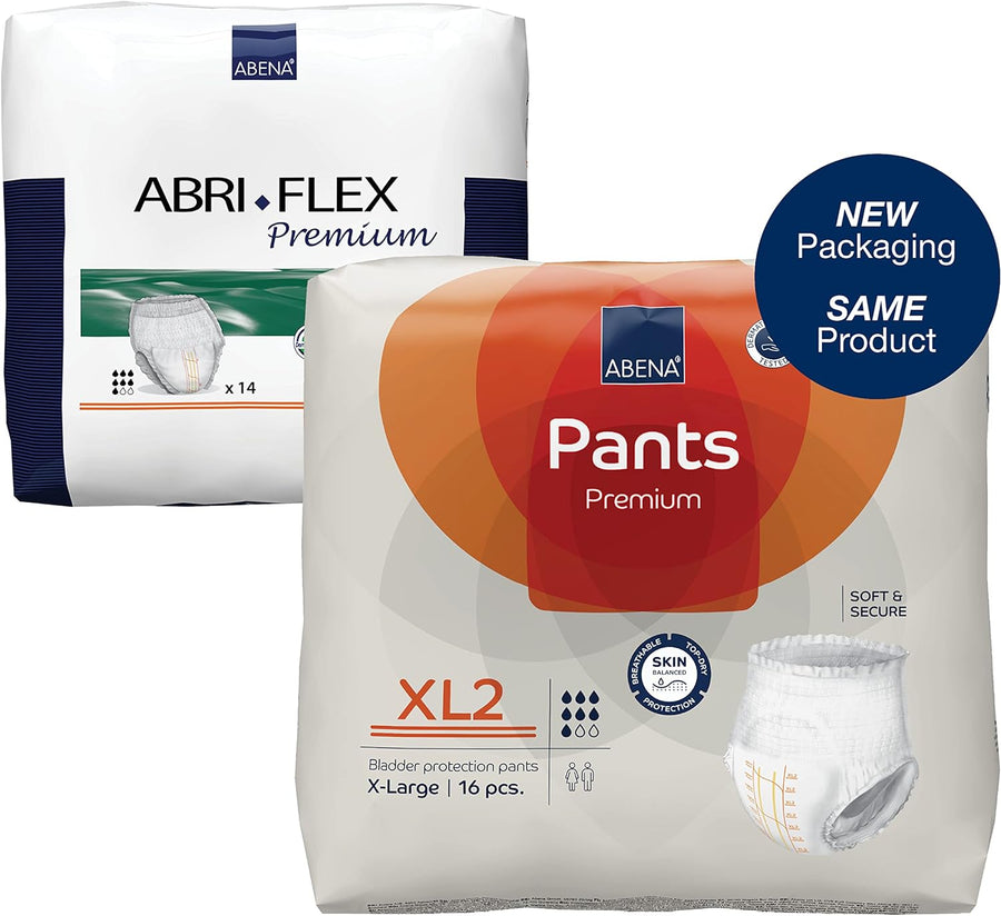 Abena Pants, Premium Protective Underwear, Level 2, (Small To Extra Large), Extra Large, 16 Count