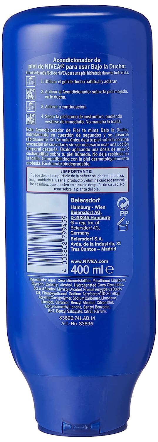 NIVEA Bajo La Ducha Nutritivo 400 ml