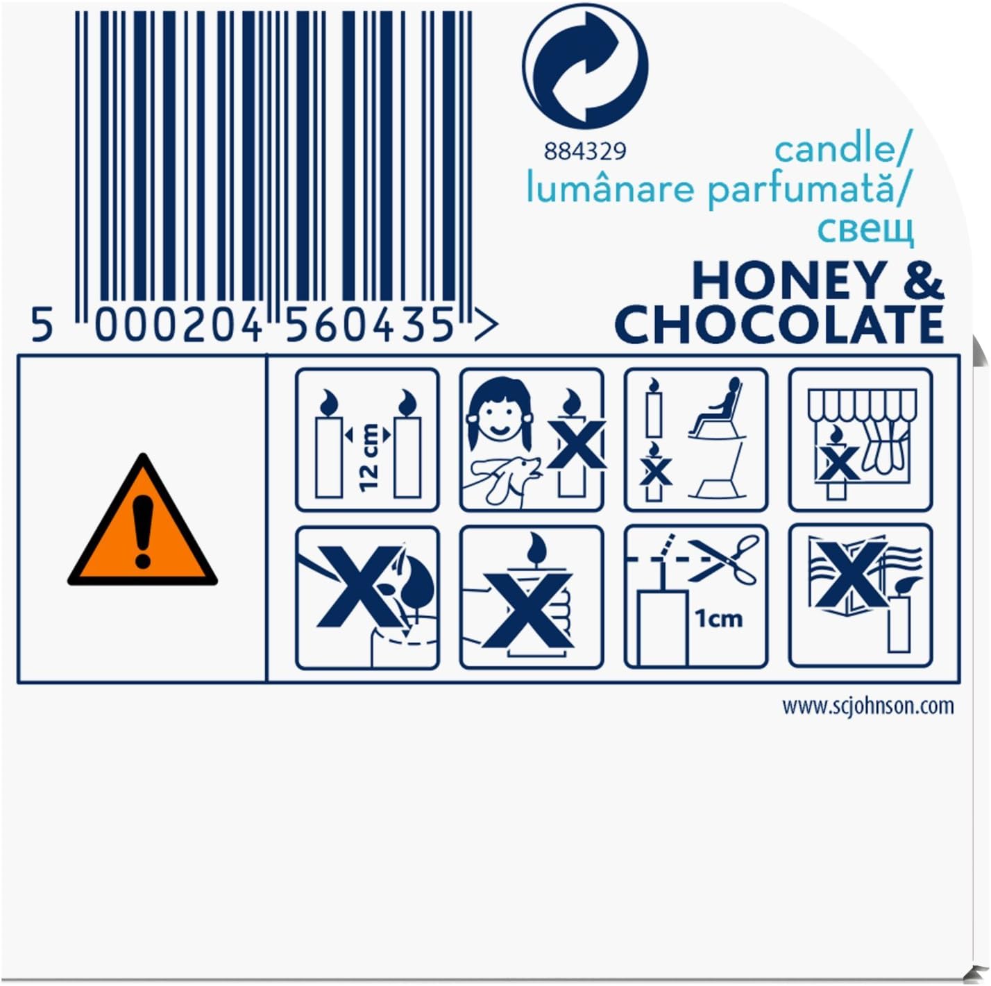 Glade Honey and Chocolate Candle 120 g