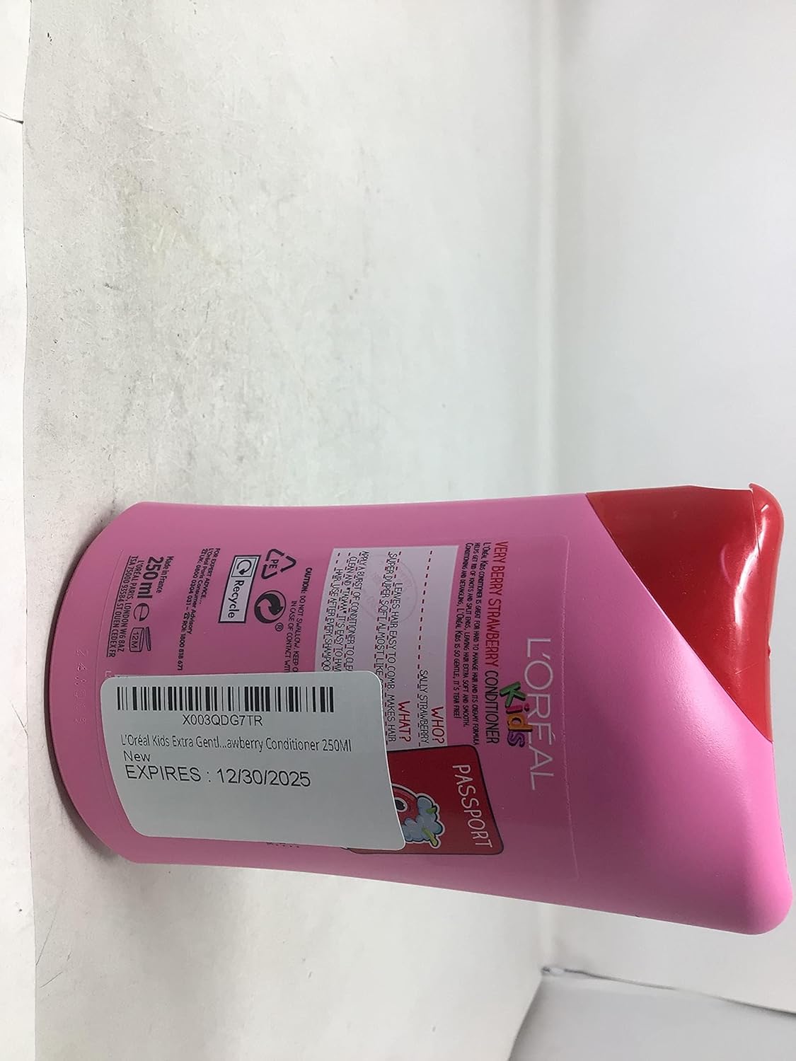L'Oréal Kids Extra Gentle Very Berry Strawberry Conditioner 250Ml