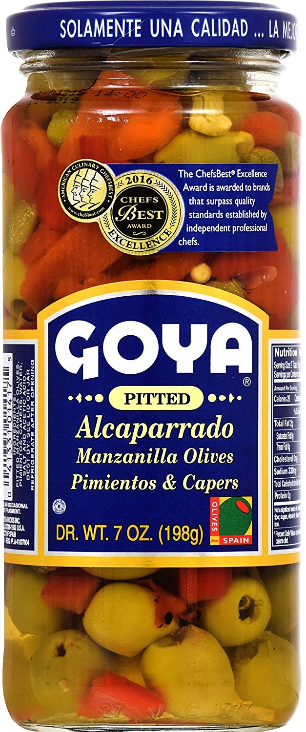 Goya Alcaparrado Pitted, 7 oz