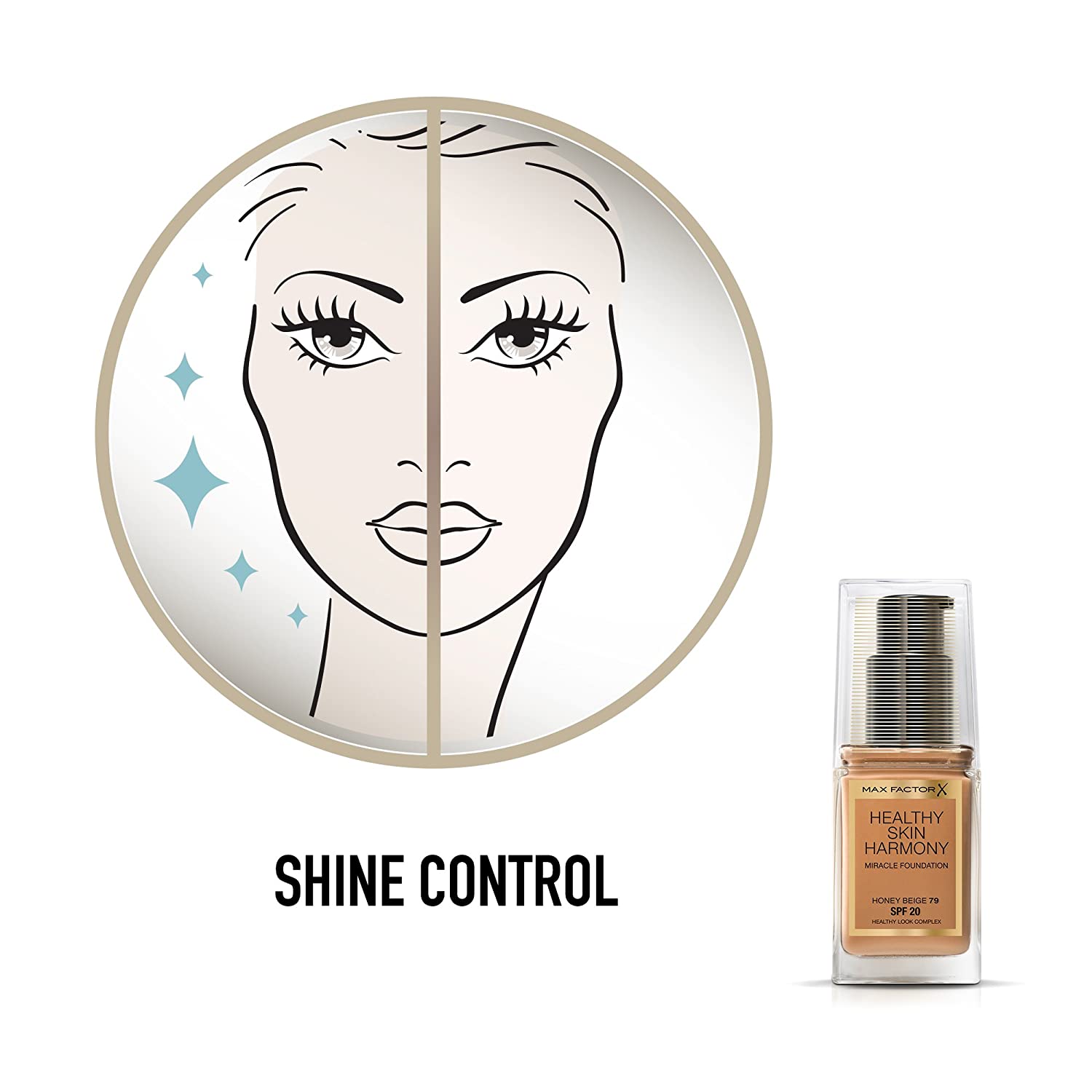 Healthy Skin Harmony Foundation 79-Honey Beige