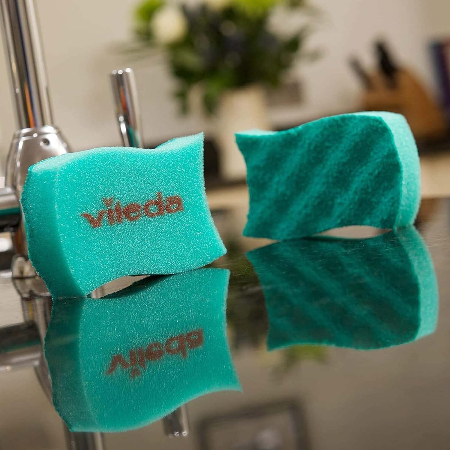 Vileda – Ondattiva – Kitchen Sponges – Set of 3 [Pack of 4]