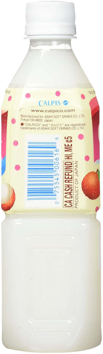 Calpico Lychee Soft Drink, 16.9 Fl Oz