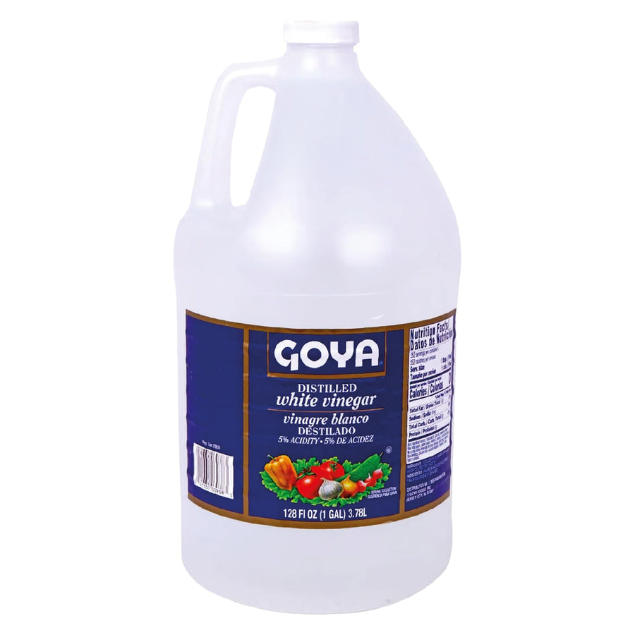 Distilled White Vinegar by Goya, Cooking and Cleaning Vinegar, 1 Vinegar Gallon, Bulk