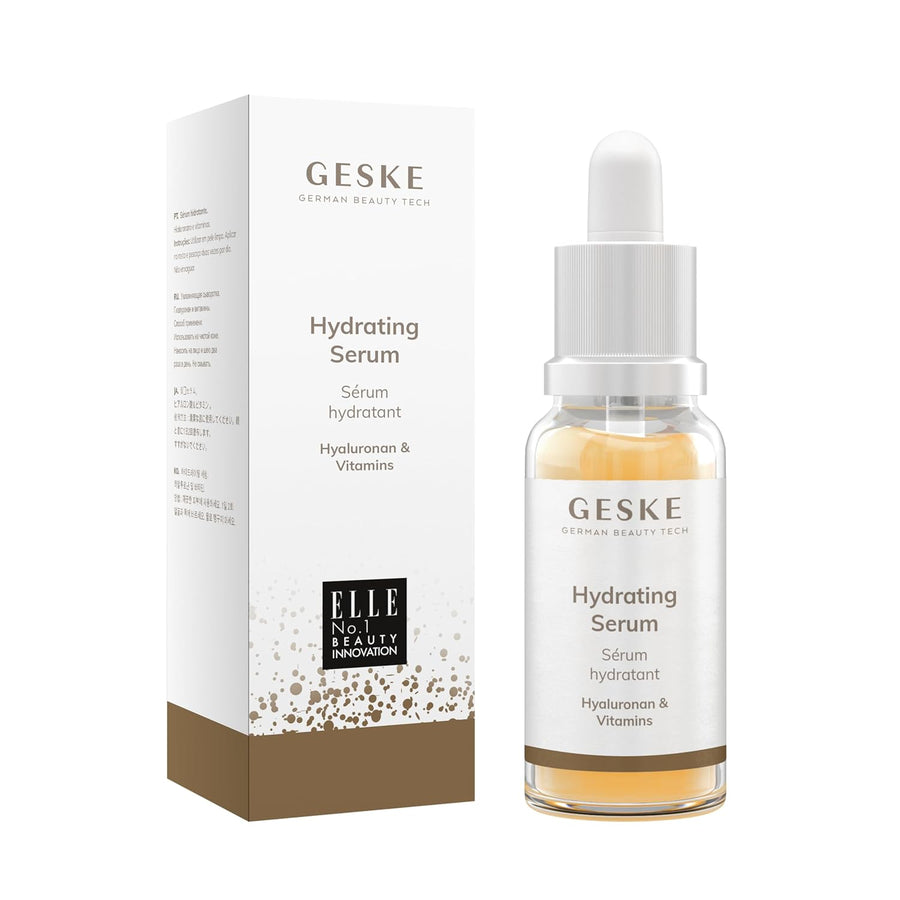 GESKE | Hydrating Serum | For Dry Skin | Facial Care with Hyaluronic Acid | Gentle Skin Care | Smooths & Strengthens | Vegan Formula without Animal Testing | Complements GESKE SmartAppGuided™ Devices