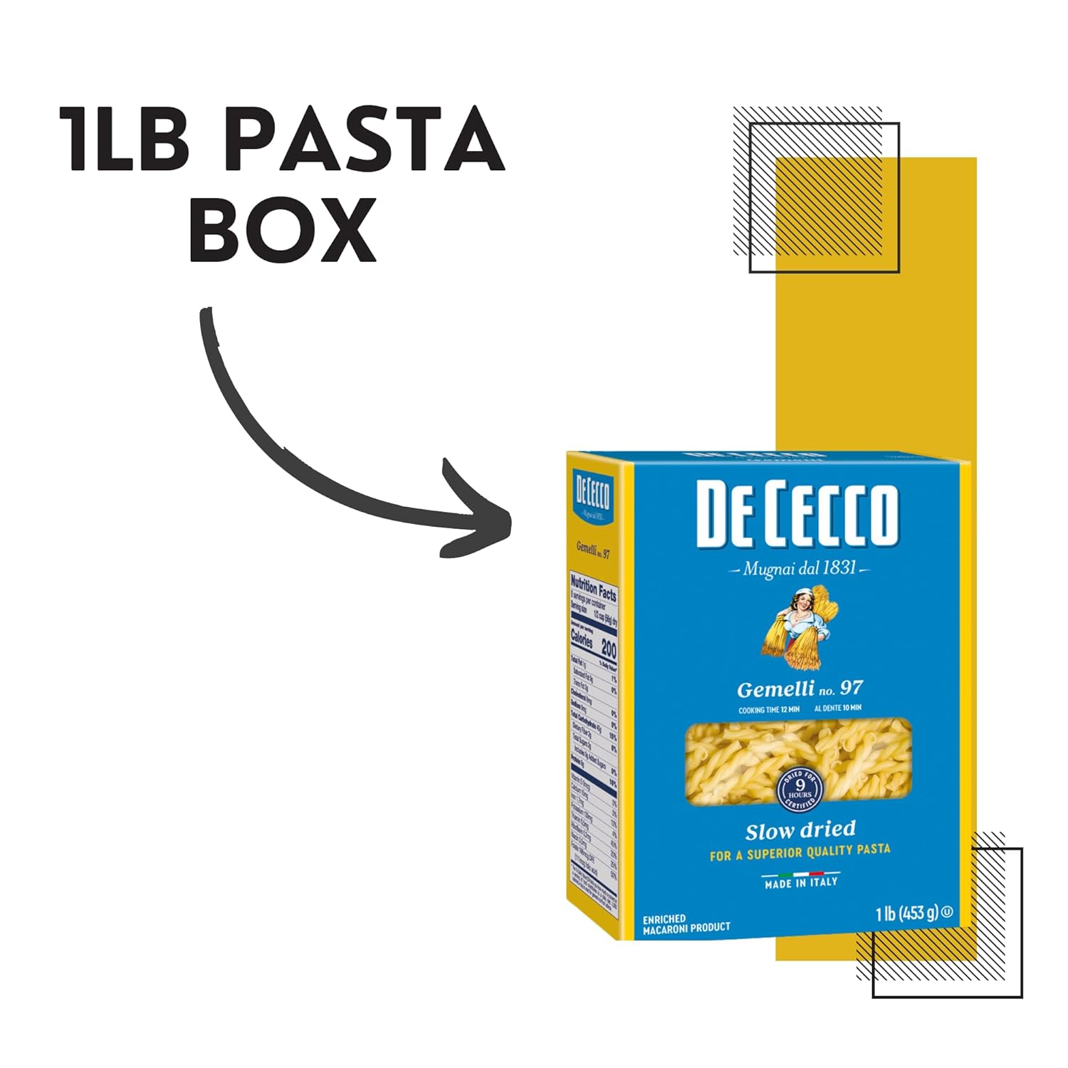 DeCecco Gemelli, No. 97, 1 Pound Box