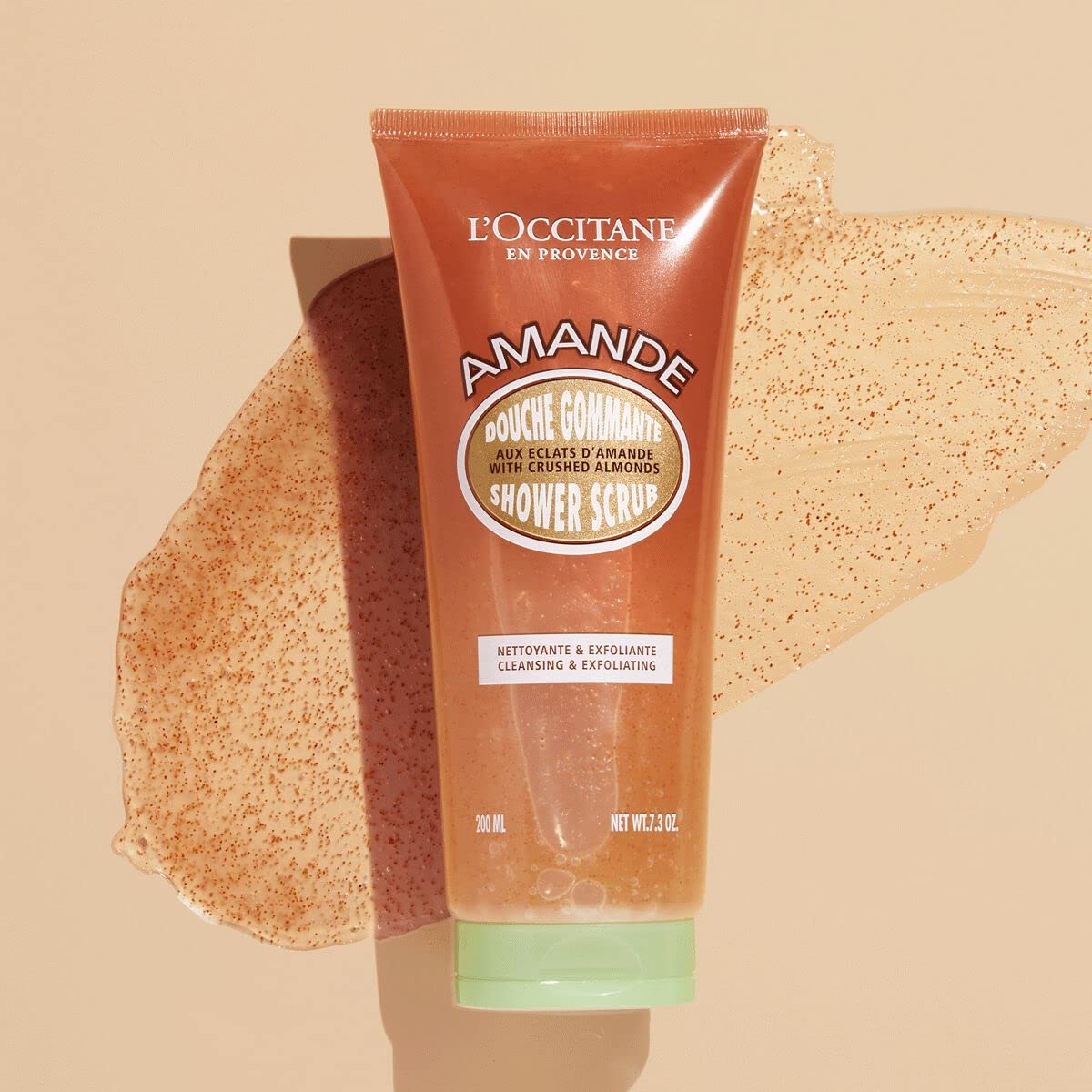 L'OCCITANE Almond Shower Scrub 200ml, 7.3 oz.