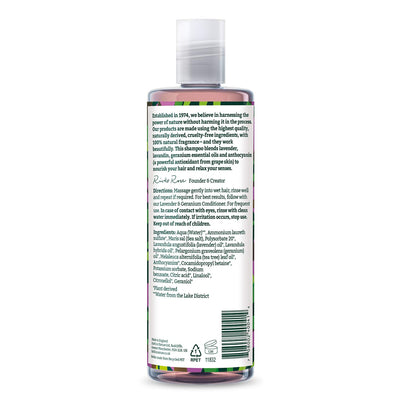 Faith in Nature Natural Shampoo - Vegan & Cruelty Free, No SLS or Parabens - 400ml, Lavender & Geranium