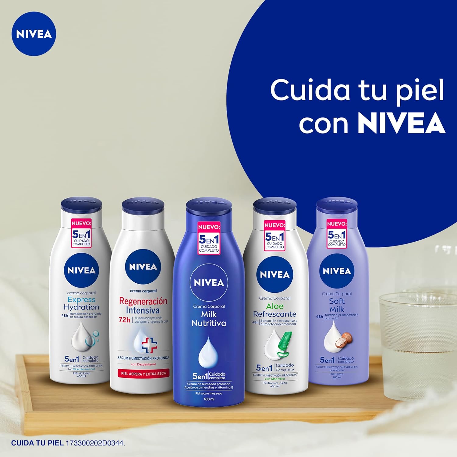 Nivea Body Milk Body Cream Express Hydration