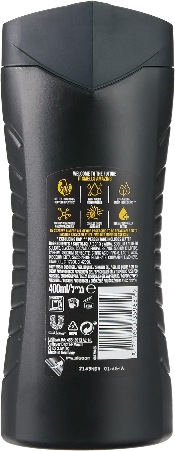 AXE Excite Shower Gel for Men, 400 ml