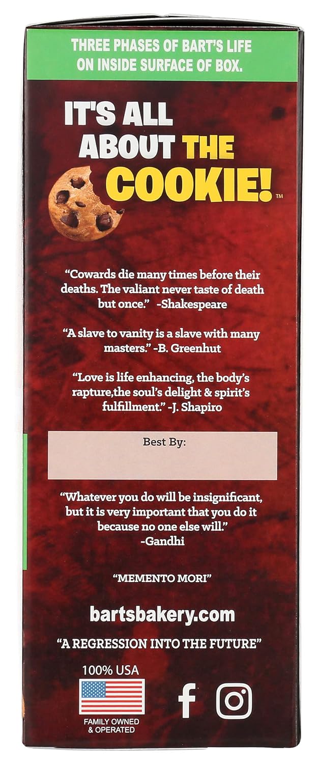 Bart's Bakery The Best Chocolate Chip Cookies in the World, Extra Chocolate Chip with Pecans and Walnuts, 12 ounce