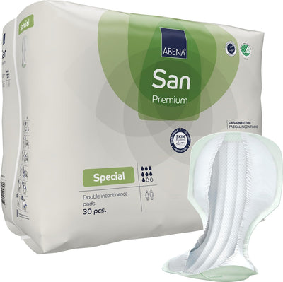 Abena San SPECIAL - Specifically Designed For Fecal Incontinence, 30 Count