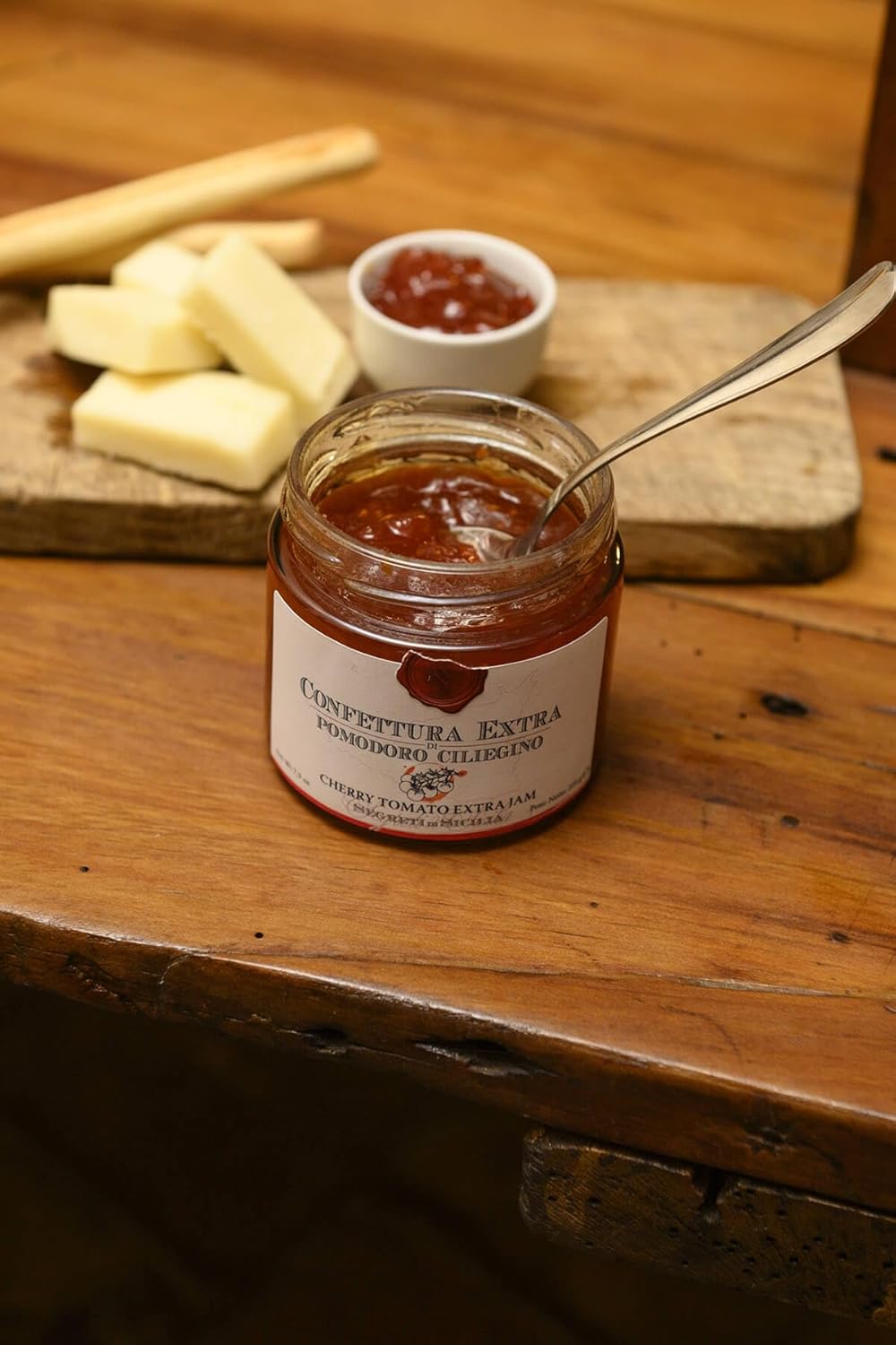 Frantoi Cutrera Cherry Tomato Jam Confettura Extra di Pomodoro Ciliegino , 7.9 Ounce