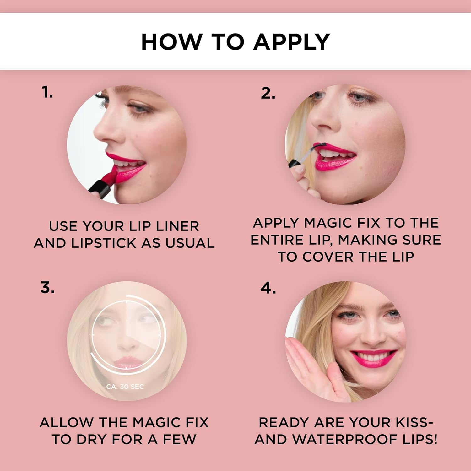 ARTDECO MAGIC FIX – lipstick sealer for kiss-proof lips - long-lasting & waterproof - lip care & lip moisturizer - lip gloss with floral scent & woody notes - lip makeup - lip care - 0.16 Fl Oz