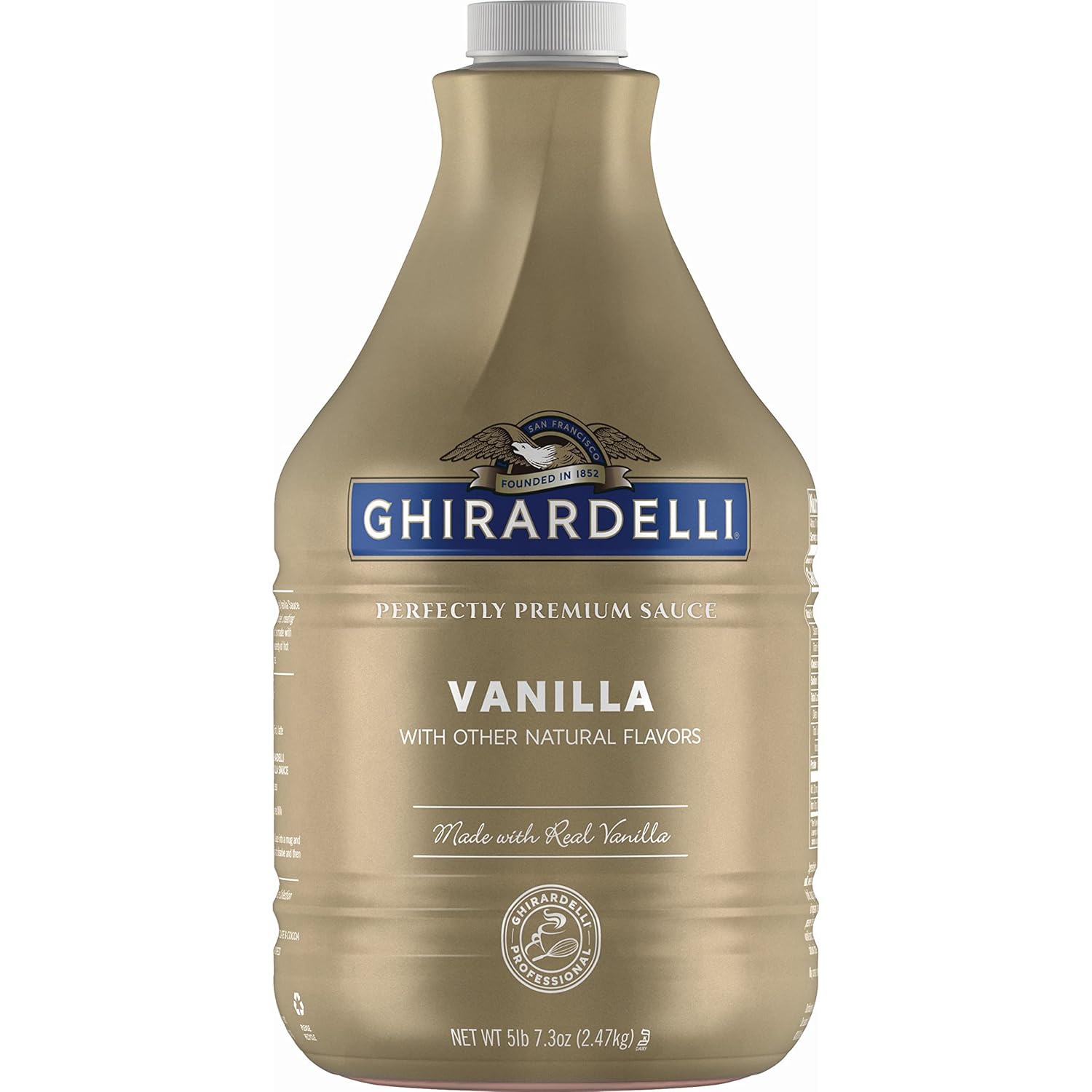 Ghirardelli Vanilla Sauce, 87.3 Ounce Bottle