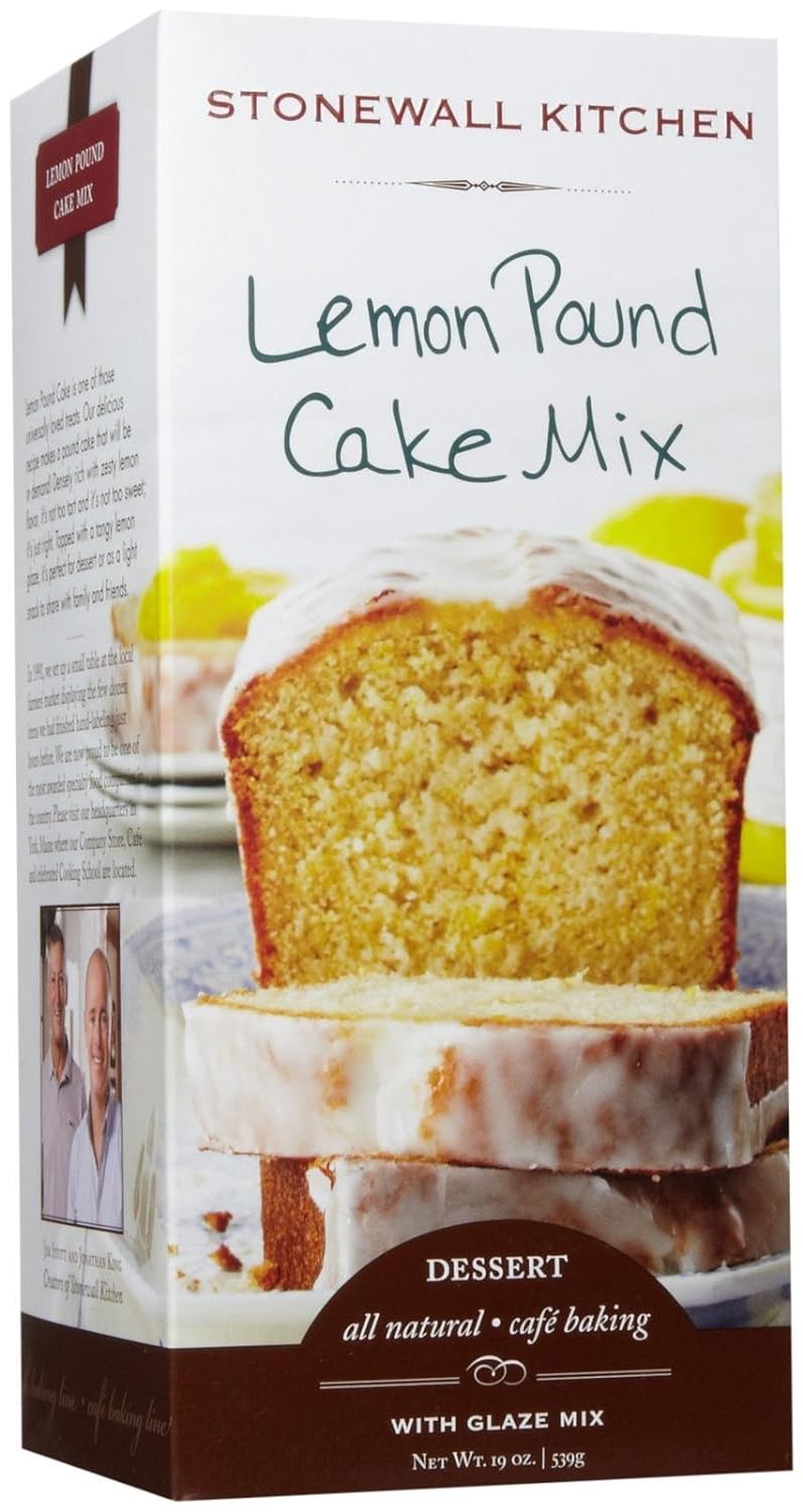 Stonewall Kitchen Lemon Pound Cake Mix, 19 ounce