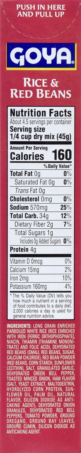 Goya Seasoned Rice and Red Beans Mix, 7 Ounce