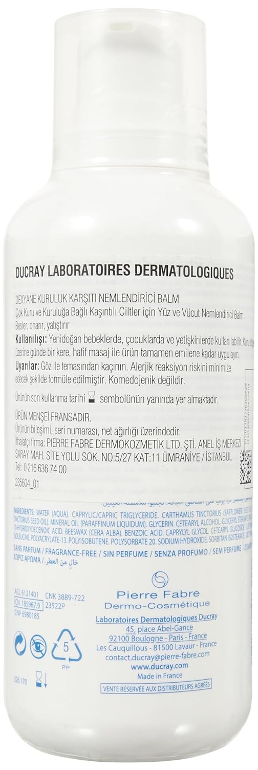 Dexyane Emollient Anti-Grattage Balm 400 ml