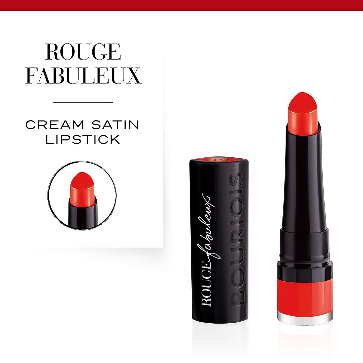 Rouge Fabuleux Lipstick #010-Scarlet It Be