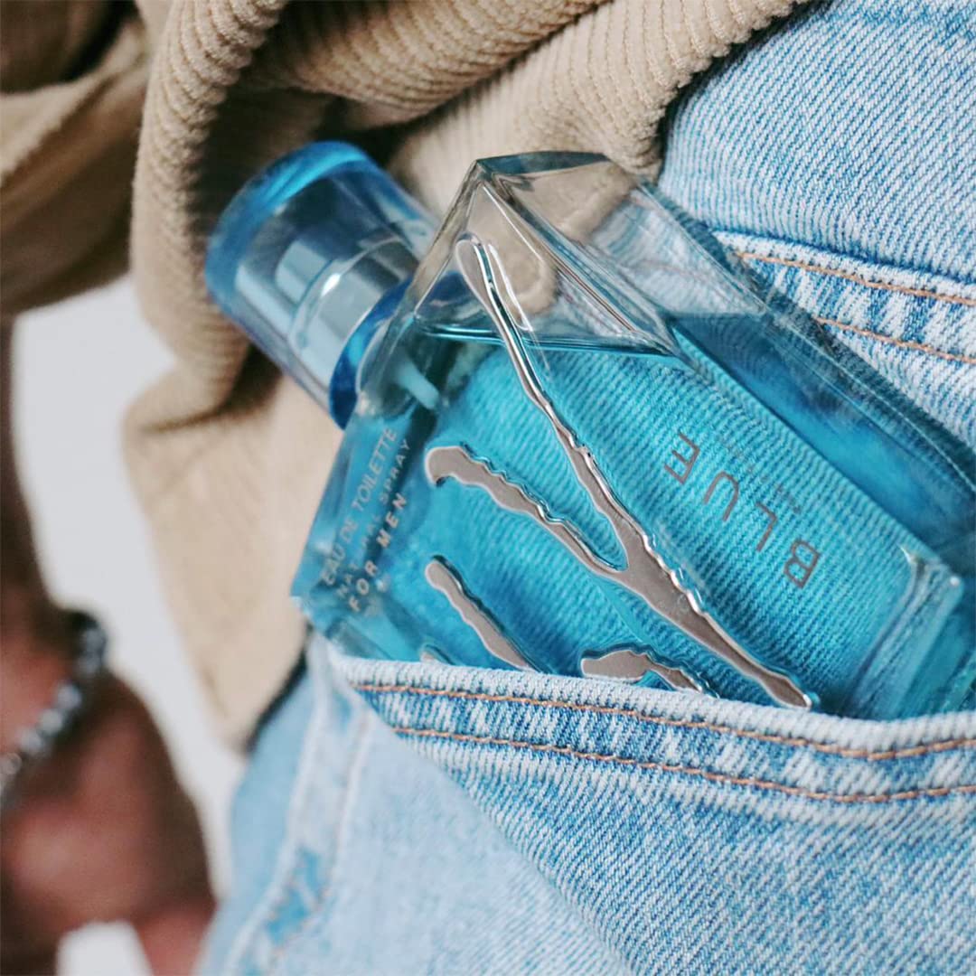 Udv Blue By Ulric De Varens For Men Eau De Toilette Spray, 3.4-Ounces