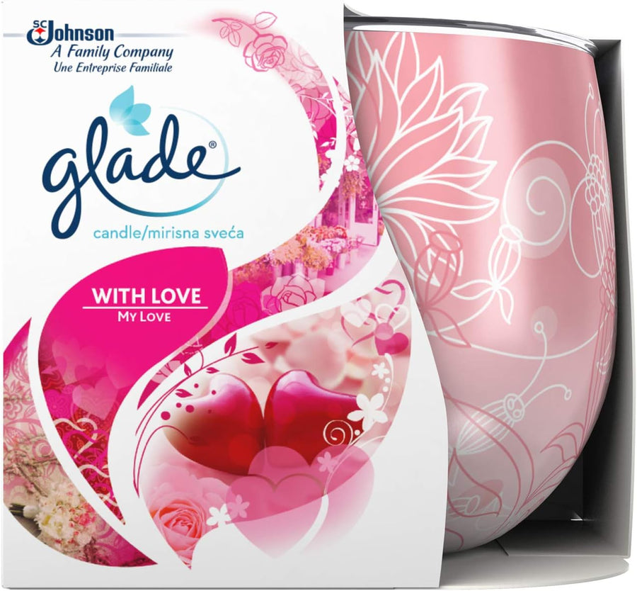 Glade Candle with I Love You, 120g