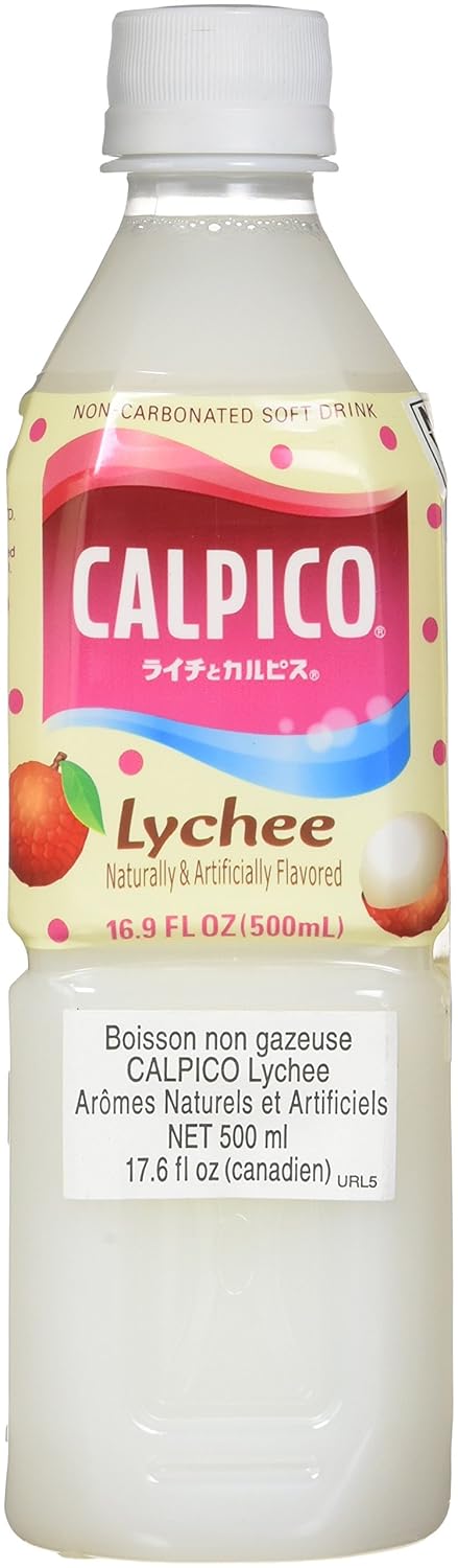 Calpico Lychee Soft Drink, 16.9 Fl Oz