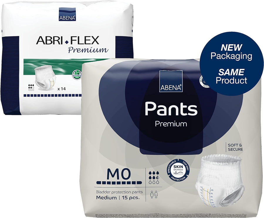 Abena Pants, Premium Protective Underwear, Level 0, (Medium To Large), Medium, 15 Count