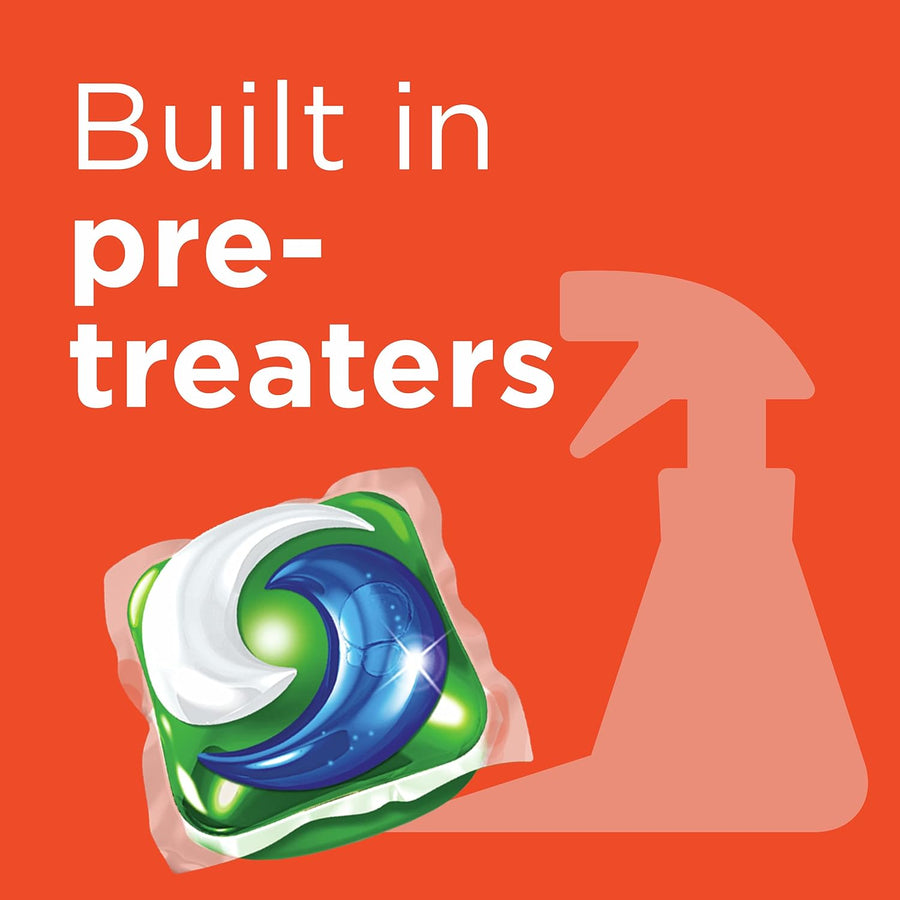 Tide PODS Liquid Laundry Detergent Soap Pacs, 4-n-1 Ultra Oxi, HE Compatible 12 Count, Built in Pre-treater for Stains