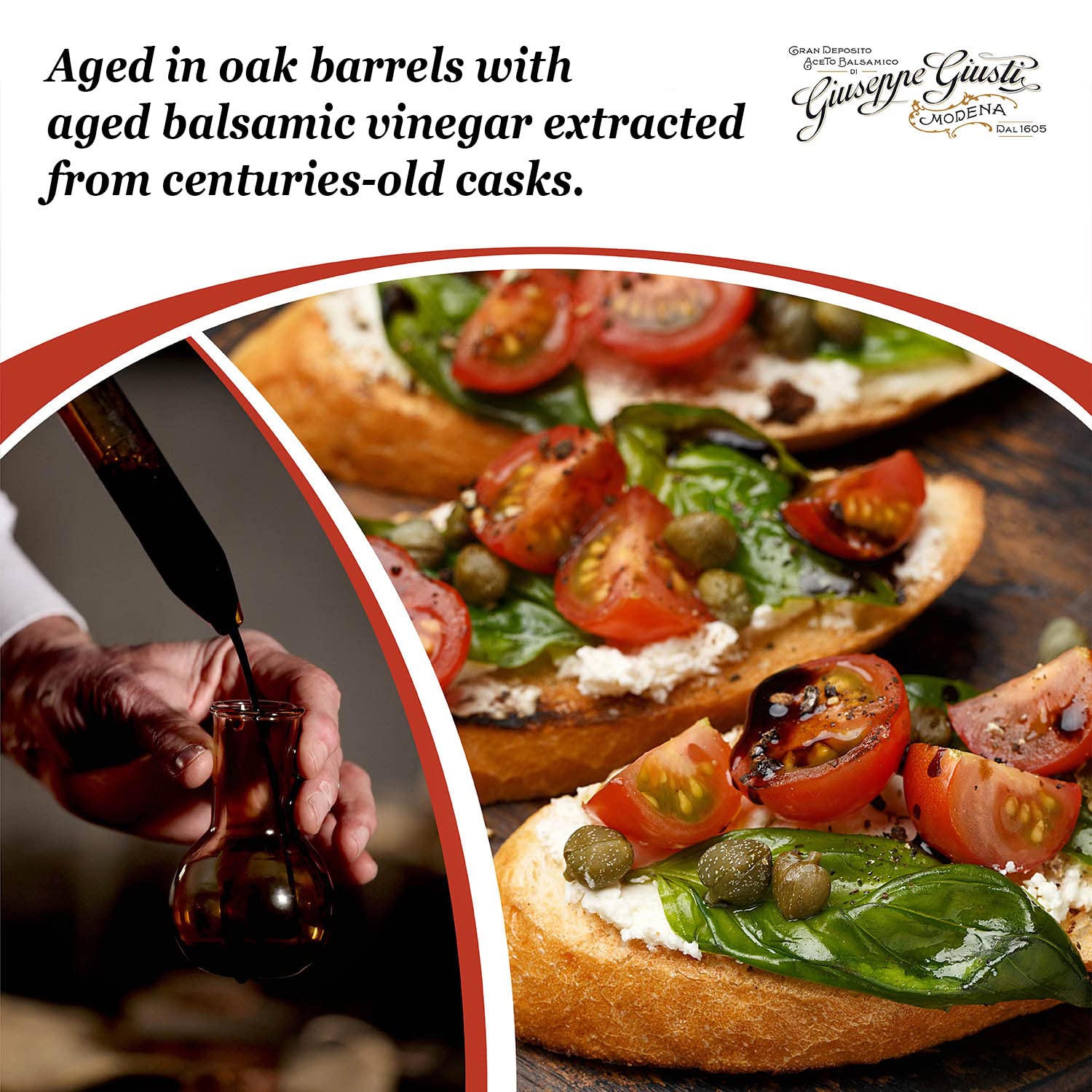 Giuseppe Giusti Gran Deposito Aceto Balsamico Di Modena 3 Gold Medals ""Riccardo Giusti"" - Champagnotta - 250 ml - Pack of 1