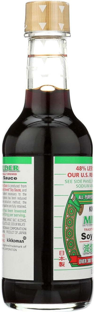 Kikkoman, Soy Sauce Milder, 8.5 Fl Oz