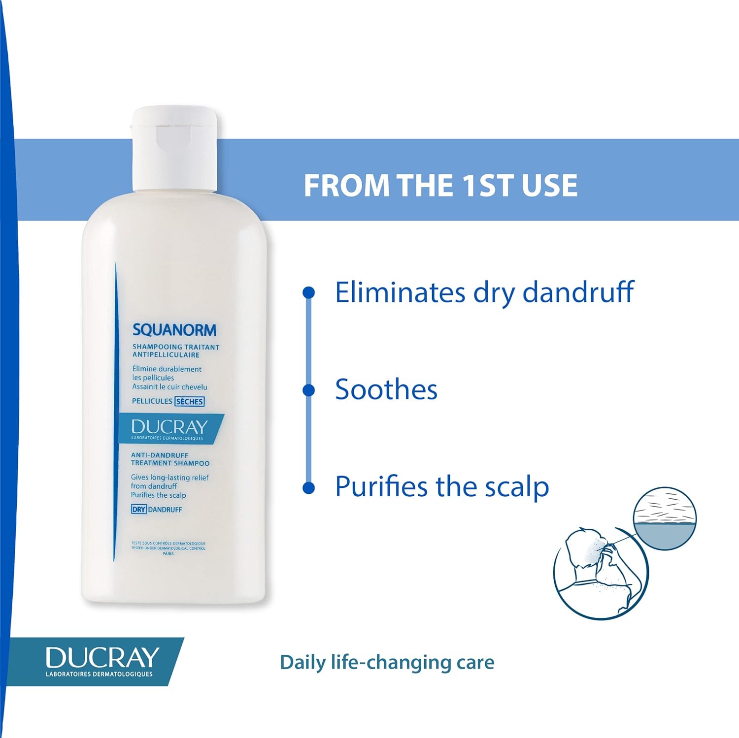 Ducray Squanorm Dry Dandruff Shampoo 200 ml
