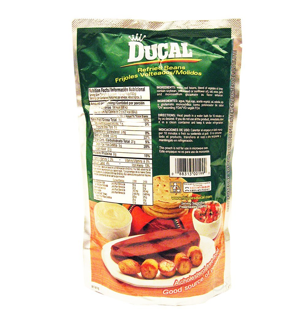 Ducal Central American Bean 14.1 oz - Frijol Rojo de Seda (Pack of 1)