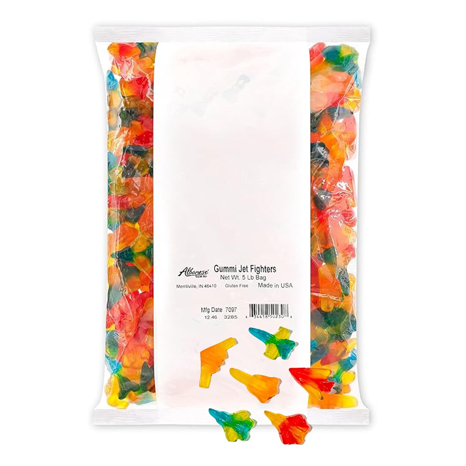 Albanese Candy, Gummi Jet Fighters, 5-pound Bag