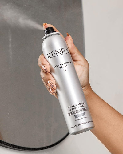 Kenra Anti-Humidity Spray 5 | Frizz & Static Control Spray |72-Hour Humidity Resistance & Protection | Lightweight, Low Hold Formula | Thermal Protection | 5oz