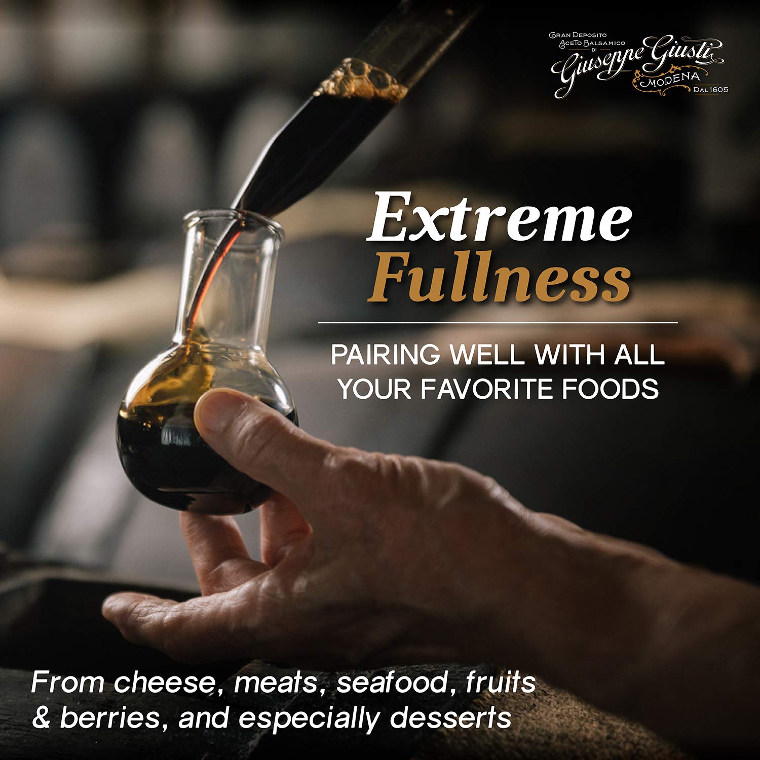 Giuseppe Giusti La Fiaschetta Di Patrizia Italian Balsamic Vinegar of Modena - "Piccole Donne" Collection, 40ml