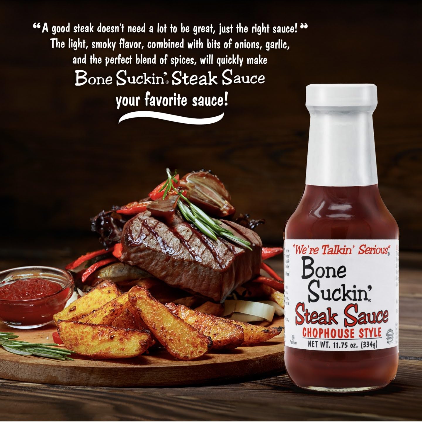 Bone Suckin' Steak Sauce - 334g (11.75 oz)