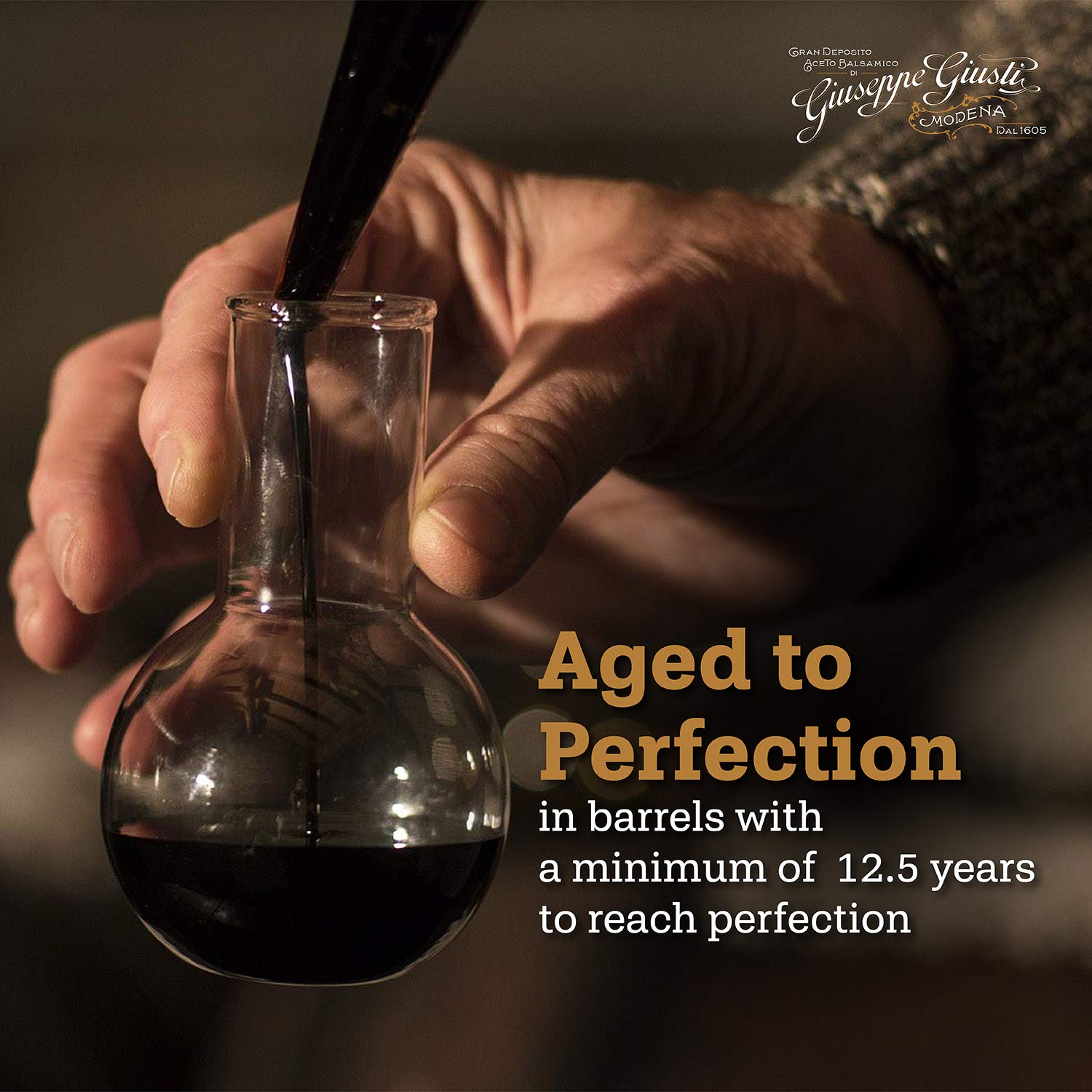 Giuseppe Giusti Raspberry Balsamic Vinegar - Flavored Balsamic Vinegar Imported from Italy - 3.38 Fl Oz