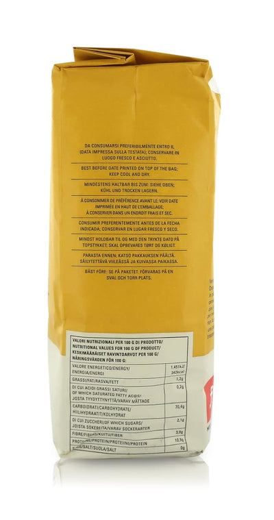 Molino Pasini Soft Wheat Flour Type "00", Ideal for Cakes, Tarts and Pastries, 1 Kg / 2.20 Lb