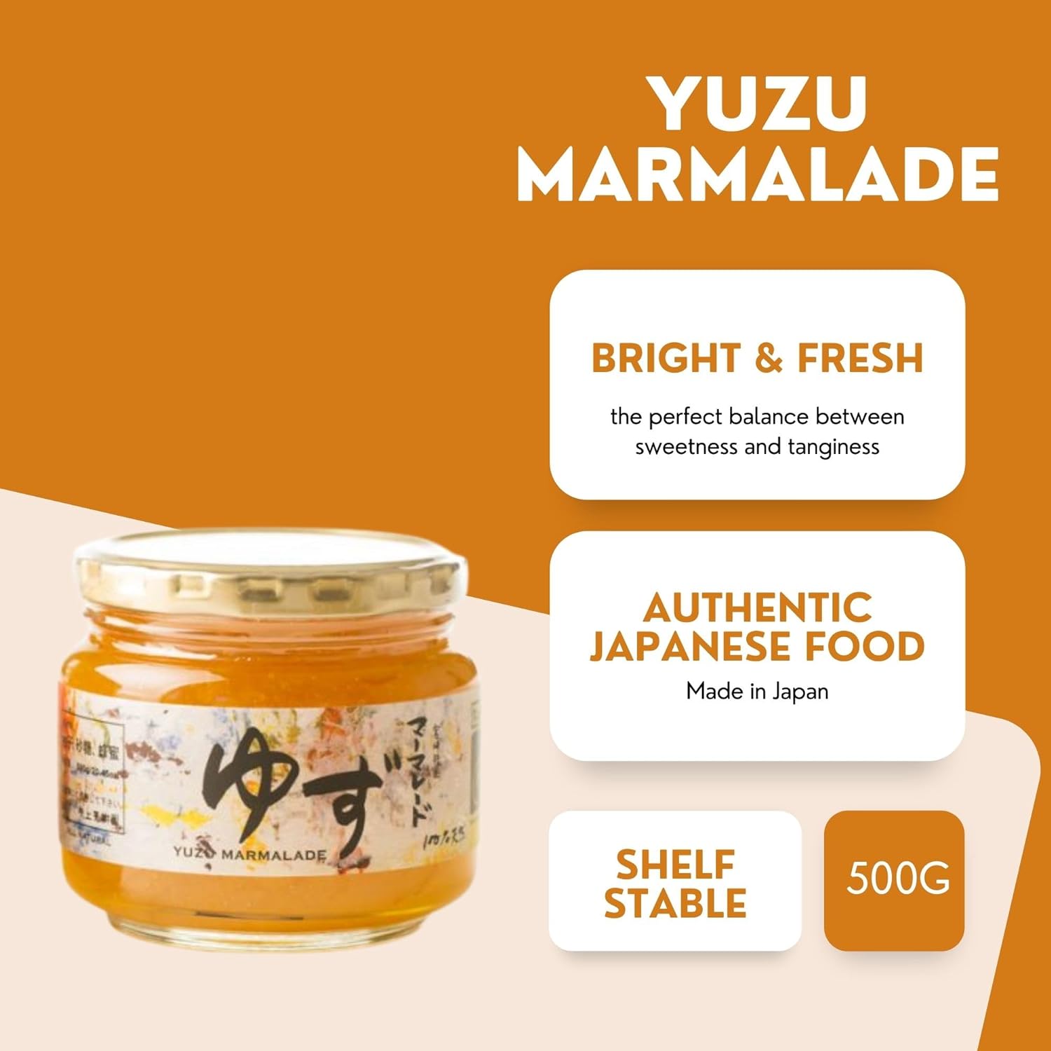Yakami Orchards Yuzu Mararedo (Yuzu Marmalade), 1.1 Lb,Gold