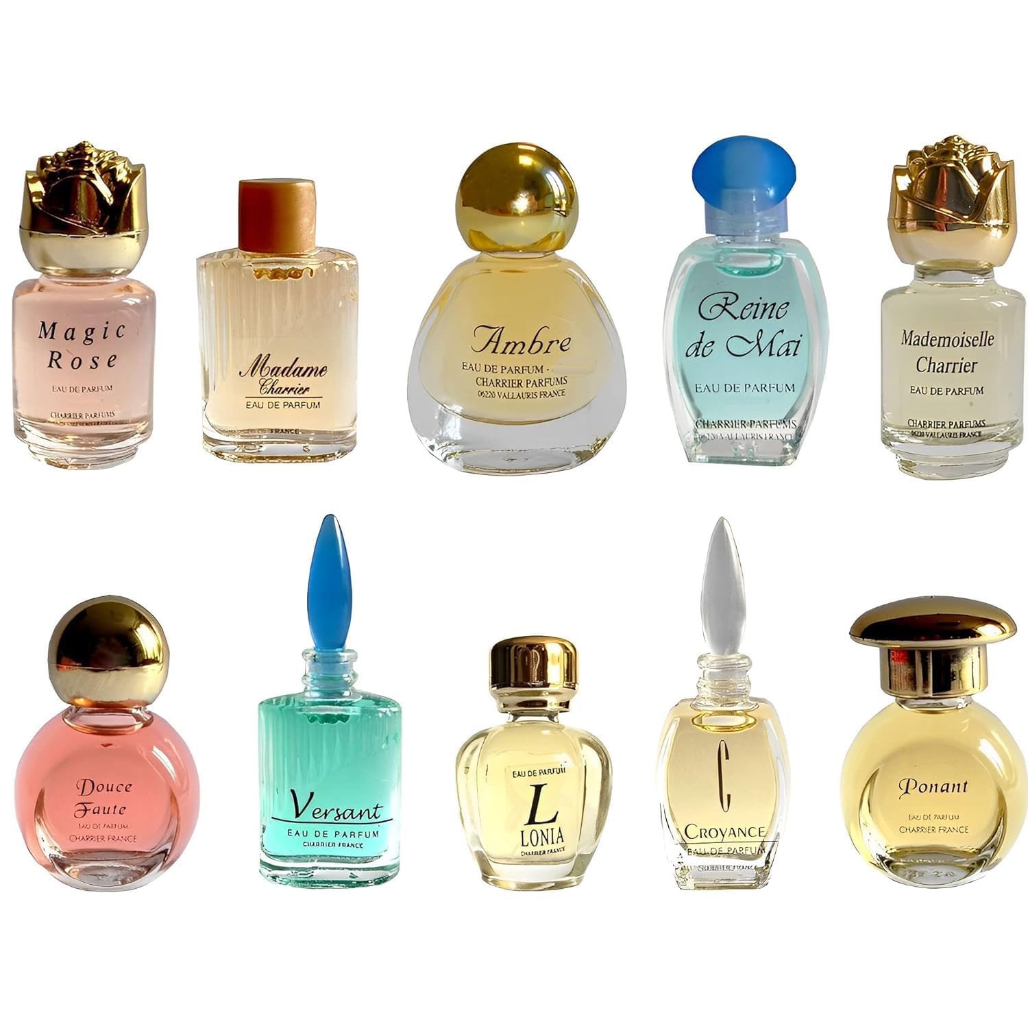 10 Eaux de Parfum Luxurious Gift Box - 57.8 ml - Made in Provence, France