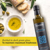 Kouzini Unfiltered Raw Extra Virgin Greek Olive Oil, Greek Extra Virgin Cold Pressed Olive Oil, Single Origin, High Polyphenols, Authentic Taste, Rich Flavor & Aroma, 500ml Glass Bottle