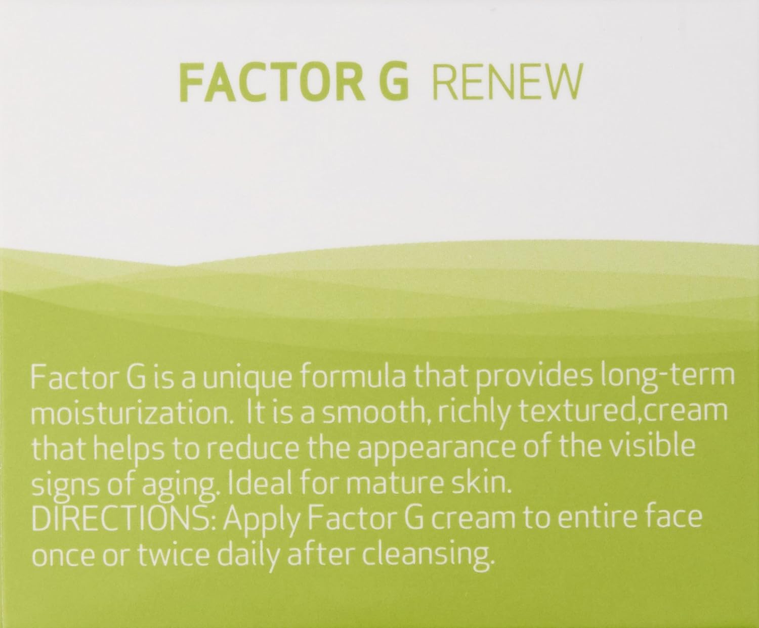 Sesderma Factor G Renew Rejuvenating Cream, 1.7 Fl Oz
