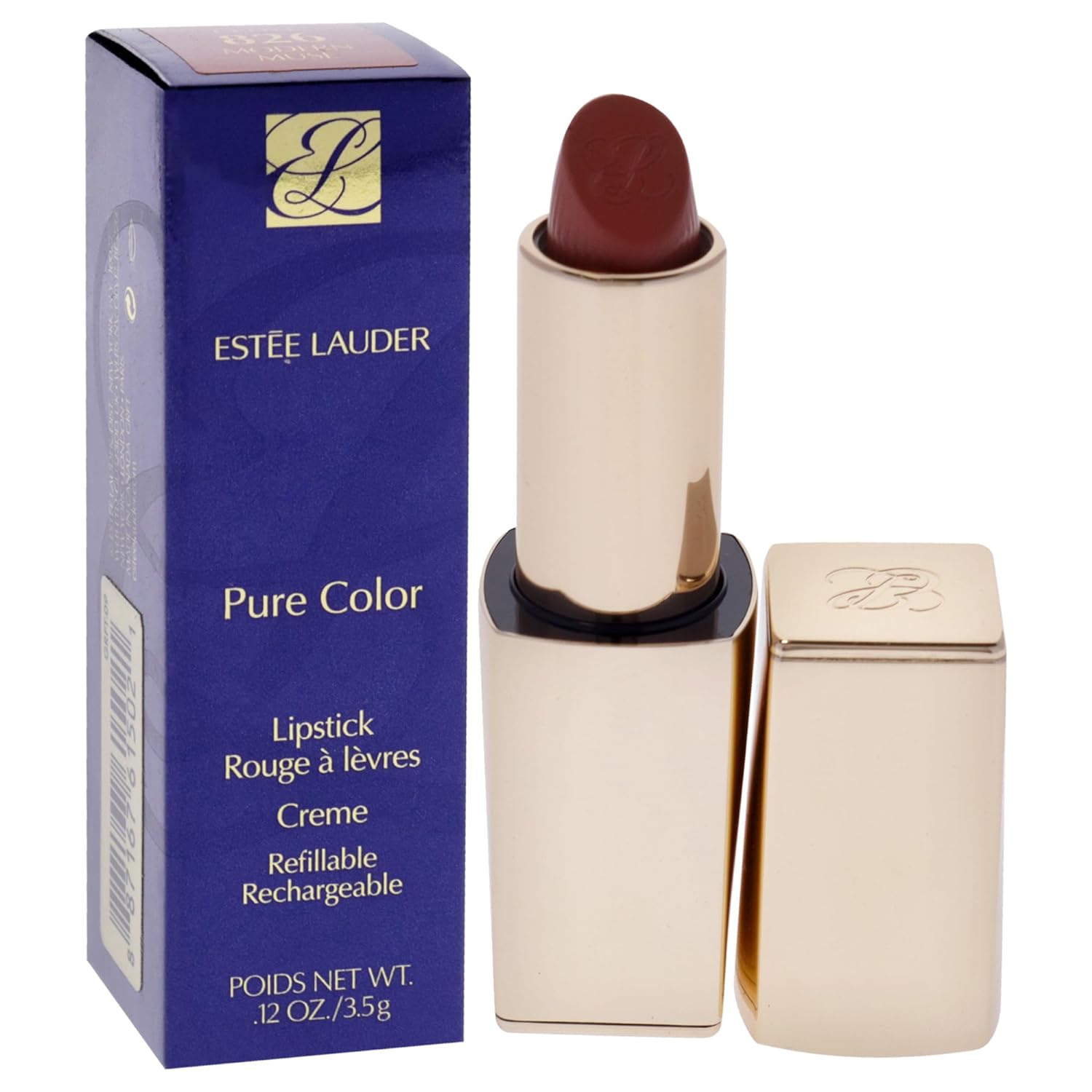 Estee Lauder Pure Color Creme Lipstick - 826 Modern Muse for Women - 0.12 oz Lipstick