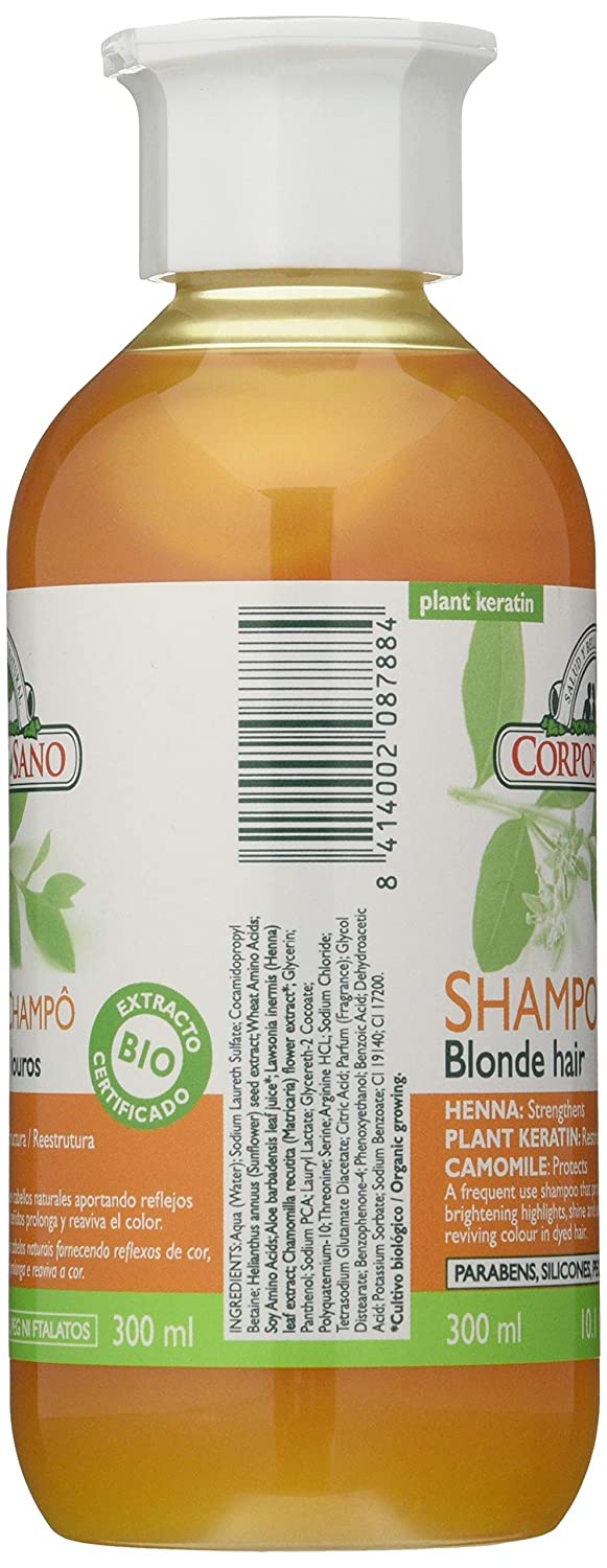 Corpore Sano Henna Shampoo 300ml/ 10.1fl Oz (Blonde Hair)