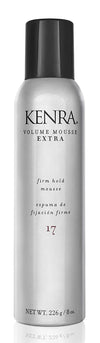 Kenra Volume Mousse Extra 17 | Firm Hold Mousse | Alcohol Free | Non-drying, Non-flaking Lightweight Formula | Tames Frizz & Conditions |Thermal Protection up to 450F| All Hair Types