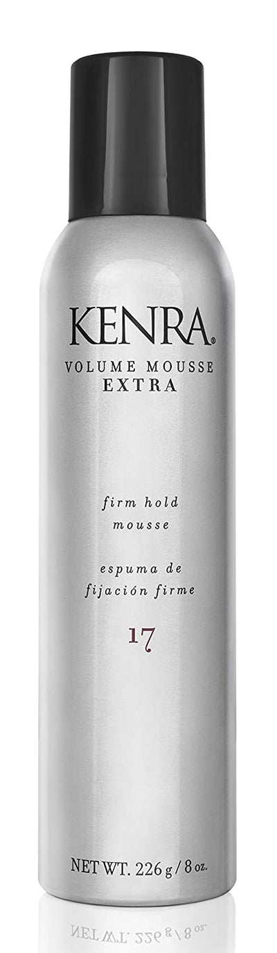 Kenra Volume Mousse Extra 17 | Firm Hold Mousse | Alcohol Free | Non-drying, Non-flaking Lightweight Formula | Tames Frizz & Conditions |Thermal Protection up to 450F| All Hair Types