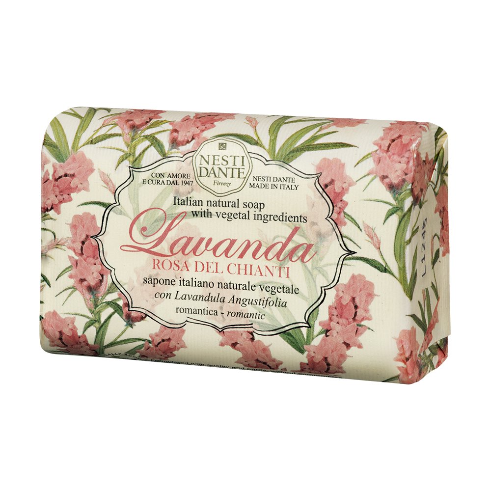Nesti Dante Nesti dante lavanda natural soap - rosa del chianti - romantic, 5.29oz, 5.29 Ounce
