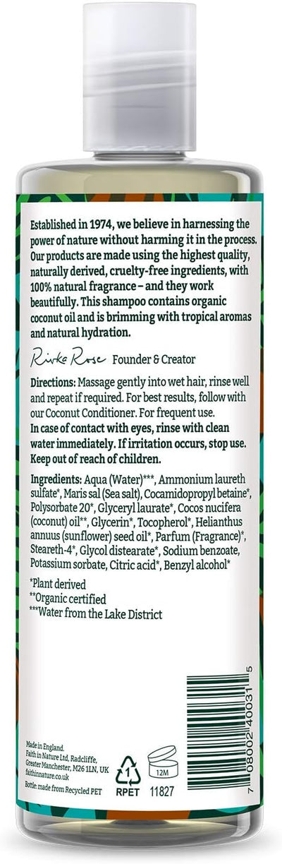 Faith In Nature Coconut Shampoo For Normal To Dry Hair 400ml